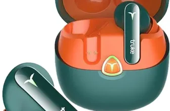 truke New Launch BTG Flex True Wireless in Ear Earbuds, Dual Pairing Ear Buds, 40ms Low Latency Gaming Mode, 60H Playtime Fast Charging, HiFi DSP Sound, Quad-Mic ENC, 13mm Driver,Bluetooth 5.4(Green) Wireless
