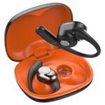 truke Newly Launched Buds Freedom Open Ear Wireless Earbuds with PureVoice™ Technology, 16mm Beryllium Speaker, 60H Playtime, Quad Mic for Crystal-Clear Calls, Fast Charging, BT 5.4 (Sunset Black)