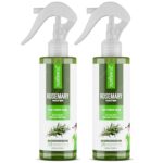 Nuatrafol Rosemary Water Spray For Hair Growth | Hair Spray 100% Pure & Natural | Rosemary Hair Mist | Adds Shine | Helps Reduce Hairfall | Strengthens Hair | All Hair Types (100ml Pack Of 02)