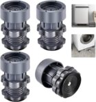 Emergity Height Adjustment Washing Machine Stand, Shock Absorber for Washing Machine, Anti Vibration Pads for Washing Machine, Washing Machine Foot Pad Rubber