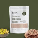 JIWA healthy by nature Cold Pressed Singhada Atta/Flour | Singhara Flour | Fasting Flour | Gluten Free | Grain Free | Water Chestnut Flour | Paniphal Flour | Chakki Ground | 200 Grams