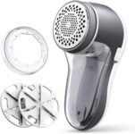 TEKCOOL Fabric Shaver, Lint Remover for Clothes, Electric Lint Shaver with 6-Leaf Blades, Sweater Shavers to Remove Pilling for Clothing, Couch, Furniture, Fuzz, Lint Ball, Pillings, USB Rechargeable