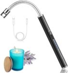 MOKRUSH Rechargeable Electric Arc Lighter for Candles, Kitchen, 360° Flexible Neck, USB Lighter, Windproof, Flameless, Diwali Fireworks