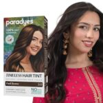 Paradyes Dark Brown Timeless Hair Tint, Permanent Crème Hair Colour for Natural-Looking Results, Complete Grey Coverage, Long-Lasting Formula Free from PPD, Ammonia, & Resorcinol, 3.0 Dark Brown