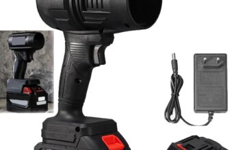 Hetkrishi Dry Blower,Powerful Motor,Adjustable Speed Control,Portable and Compact,with 2000mAh x 1 Batteries,for Blowing, Drying, Cleaning, and Photography