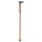 AGEasy (Max Group) Foldable Walking Stick|Enhanced Stability for Mobility Challenges | Adjustable, Anti-Slip, Ergonomic Grip | Supports Good Posture, Durable Material, Versatile Aid (Copper)