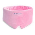 Boldfit Eye Mask for Sleeping Men Adjustable Super Soft Eye Mask for Sleeping for Women Sleeping Sleeping Eye Mask Blind Fold for Comfortable Sleep Travelling Sleeping Mask Sleep Mask Pad Large -Pink