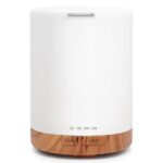 Plastic 300Ml Essential Oil Diffuser, Quiet 5-in-1 Premium Humidifier, Natural Home Fragrance Aroma Diffuser with 7 Led Color Changing Light and Auto-Off Safety Switch