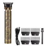 BYKOINE T9 Rechargeable Hair Trimmer – Professional Cordless Hair Clipper for Men, USB Rechargeable, Stainless Steel Blade, 90-Minute Runtime, Includes 4 Limit Combs