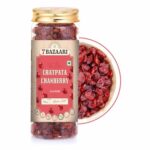 7 BAZAARI CHATPATA CRANBERRY – Premium Spicy & Tangy Dried Cranberries with Chatpata Seasoning, Cumin, Natural Ingredients, Low-Fat, High-Fiber, Heart-Friendly Healthy Indian Snack, 180g Pack (Pack of 1)