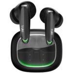 truke New Launch BTG Crystal True Wireless in Ear Buds with Dual Pairing, Spatial Audio Earbuds, 40ms Low Latency, 68H Playtime Fast Charge, HiFi DSP Sound, 4Mics ENC 13mm Driver, Bluetooth 5.4-Black