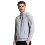 Boldfit Hoodies for Men Hoodie for Men Sweatshirt for Men Soft Touch Hoodies for Boys Raglan Sleeve Hoodies Regular Fit Hoodies for Men Stylish for Gym Travel Pullover for Men Hoodie Trainr – Grey XL