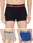 Lux Cozi Mens Cotton Trunk Soft Comfortable Elasticated Innerwear Pack of 3 (Assorted 95)