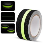AGEasy (Max Group Anti Slip Tape | Glow in the Dark, High-Visibility Black & Neon Green Non-Slip Tape | Waterproof & UV-Resistant for Indoor & Outdoor Use, Ideal for Stairs, Ramps & Slippery Surfaces