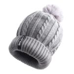Boldfit Woolen Winter Cap for Women Soft Woolen Cap for Girls in Winter for Thermal Wear Stylish Warm Wear Head Winter Cap for Girls Woolen Garam Topaa Cap Branded Bennies Grey