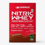 Bigmuscles Nutrition Nitric Whey protein | 27g Isolate Whey Protein | ProHydrolase Enzyme Tech. for Faster Absorption & Lean Muscle Growth | Rich Chocolate | 252g (7 Serving) – Travel Pack
