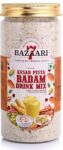 7BAZAARI Kesar Pista Badam Drink Mix 225g |Natural Blend of Almonds, Pistachios, and Cashews with Exquisite Saffron, Rose Petals, and Spices No Artificial Flavors (Pack of 1)