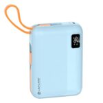 LAPCARE Rapid 10000mAh Powerbank | 22.5w PD Fast Charging | in-Built Type-C PD & iPhone Charging Cables | USB and Type C Ports | Multi Layer Protection | Ultra Compact Portable Design (Made in India)