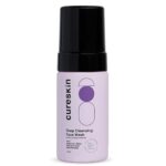 Cureskin Deep Cleanse Salicylic Acid Face Wash for Oily Skin | Salicylic Acid Foaming Face Wash for Men and Women, 100 ml