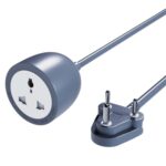 LAPCARE Coord 5-Meter Outlet Extension Cord, 2500W High Power Output, Fire-Resistant with Child Safety Shutter, Durable Build, 3-Pin Plug, Multiple Protections – Ideal for Home & Office (LSP-215)