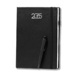 COI Black 2025 Planner | Daily Diary With Elastic Lock fOr Daily | Monthly | Yearly Planning with Pen