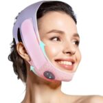 JICOOT V-Line Lifting Chinstrap, V-Line Mask, Chinstrap for Sleeping, Reusable Silicone Face Strap, Chin Up Patch, V-Shaped Belt – Face Tape Jawline Shaper – Self Care Gifts for Women