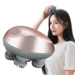 13 SOEME 3 In 1 Electric Scalp Massager, Scalp massager, original 3D meridian massage cluster, with 6 TCM massage modes of opening, closing, pushing, pulling, kneading, and grasping, comparable to professional