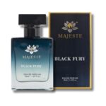 APS Majeste BLACK FURY Unisex Eau De Parfum luxury Liquid Perfume With Lemon, Sage, Black Amber, Patchouli, Premium, Long Lasting, Citrus & Spicy Woodiness, 50ml