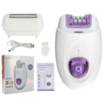 Rechargeable Body Epilator and Shaver for Women Facial Hair Remover Machine | Mini Portable Electric Body Shaver | Bikini Trimmer – 90 min Runtime