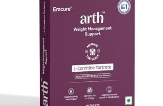 Arth Weight Management | Weight Management Supplement With L-Carnitine Tartrate 1500 Mg | Metabolism Booster For Women | Emcure Pharmaceuticals Ltd. | 30 Veg Weight Management Tablet For Women