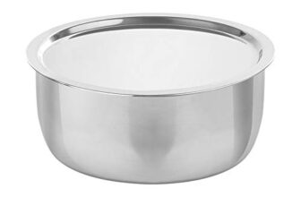 Milton Pro Cook Triply Stainless Steel 22 Cm Tope With Ss Lid, 4.25 Litre, Durable, Dishwasher Safe, Induction And Gas Ready, Patila For Boiling, Steaming And Cooking, 3 Years Warranty