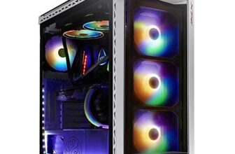 Xpg Battle Cruiser Pc Case With 4*Argb Combo Controller Fans And 4-Side Tempered Glass Panels (White)