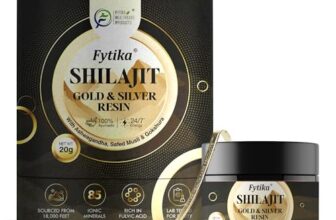 Fytika Shilajit/Shilajeet Gold And Silver Resin-20 G|100% Ayurvedic Himalayan Shilajit|Swarn Bhasam,Rajat Bhasam,Ashwagandha,Safed Musli,Gokshura|For Strength,Stamina And Energy,1 Count,20 Grams