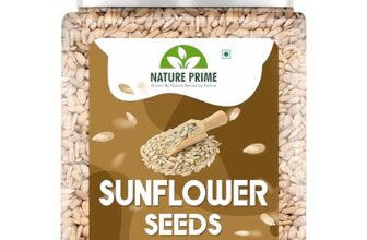 Nature Prime Sunflower Seeds 1 Kg | High In Fibre | Diet Food | Healthy Snack Cooking | Rich In Protein