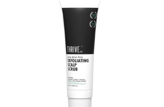 Thriveco Aha Bha Pha Exfoliating Scalp Scrub | Promotes Hair Growth, Clears Dandruff, Dead Skin, Oil & Product Buildup | Works On Dry, Flaky & Itchy Scalp | For Men & Women | Travel-Friendly | 25Ml
