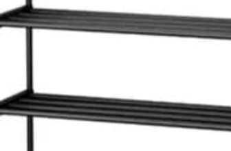 Brandflex Foldable Cloth Drying Stand Stainless Steel – 3 Tier Heavy-Duty Clothes Dryer For Balcony, Indoor & Outdoor Use | With Wheels & Hanger Slots | Rust-Proof Laundry Rack (Blue, 1 Tire)