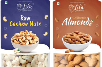 Lila Dry Fruits Dry Fruits Combo Pack Of Cashews Almond (200 G X 2) Almonds, Cashews(2 X 200 G)