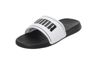 Puma Unisex-Adult Slide Max Black-White Slide Sandal – 8 Uk (39453702)