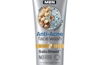 Wow Skin Science Men Oat Extract + 2% Salicylic Acid Anti-Acne Face Wash | Targets Acne & Prevents Breakouts | Salicshield™ Technology | No Sulphates, Parabens Or Silicones | 100Ml