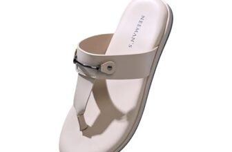 Neeman’S Luxe Flips For Men | Lightweight, Durable And Flexible Flip Flops For Boys | Beige Uk11