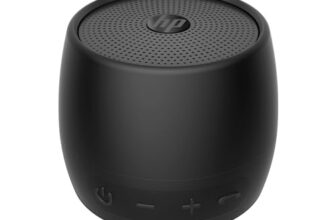Hp 360 Mono Portable Bluetooth Speaker With Built-In Microphone Ip54 Dust And Water Resistance (2D799Aa)
