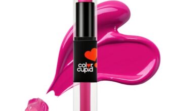 Color Cupid 2 In 1 Tinted Lip Balm + Liquid Lipstick | Intense Color Pay Off & Moisturization | Infused With Hyaluronic Acid & Jojoba Oil | Friends With Benefits | Flirt & Fuchsia