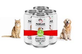 Trial Pack Of Pawlac Lactose Free Milk For Pets | Immunity Booster | Antioxidant & Anti-Inflammatory | Calming Golden Milk | Improved Energy | Ready To Serve | Creamy Taste | Pack Of 4 Cans 200 Ml