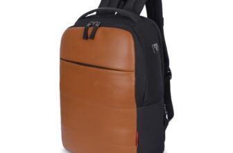 Harissons Zenith 14 Inch Casual Laptop Backpack | Usb Charging Port | Vegan Leather Detailing | Lightweight 23L Trolley Sleeve Bag For Men & Women | Compact Office & College Backpack