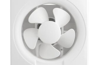 Bajaj Airout 200 Mm 4 Star Dom Exhaust Fan | Back Shutter | 100% Copper Motor | Auto Thermal Protector | Aerodynamaically Designed Blade【White】