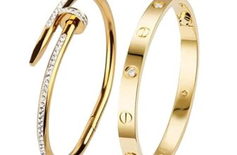 Meenaz Bracelet For Women Bangles For Women Anti Tarnish Stylish Adjustable Bracelet For Girls Rose Gold Kada For Women Accessories Anti Tarnish Jewellery Stainless Steel Cuff Bracelet Gifts Combo