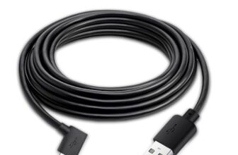 Qubo Usb Type A To Type C Cable For Dashcams (3.5 Meter) | Compatible With Pro 3K & Pro 2.7K | Fast Charging & Data Sync | Durable Black Pvc | Car Dvr, Gps, Type-C Dash Cam Power Supply