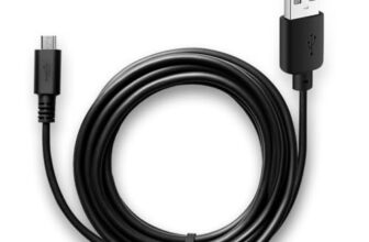 Qubo Usb Type A To Micro Usb Cable For Dashcams (3.5 Meter) | Compatible With Pro X | Fast Charging & Data Sync | Durable Black Pvc | Car Dvr, Gps, Dash Cam Power Supply