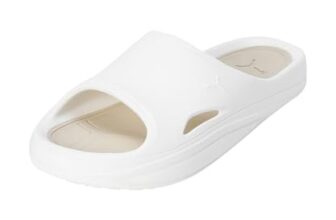 Puma Mens Lithen Injex Warm White-Putty Slide – 10 Uk (40044901)
