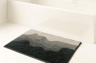 Luxe Home Super Soft Macau Waves Bath Mat Non-Slip Machine Washable Bathroom Mat For Home, Bedroom And Living Room (40X60 Cm) – Pack Of 1